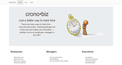 Desktop Screenshot of crono.biz